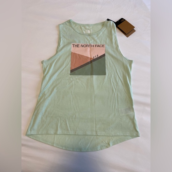 BNWT The North Face tank top, mint green size small - Picture 5 of 5